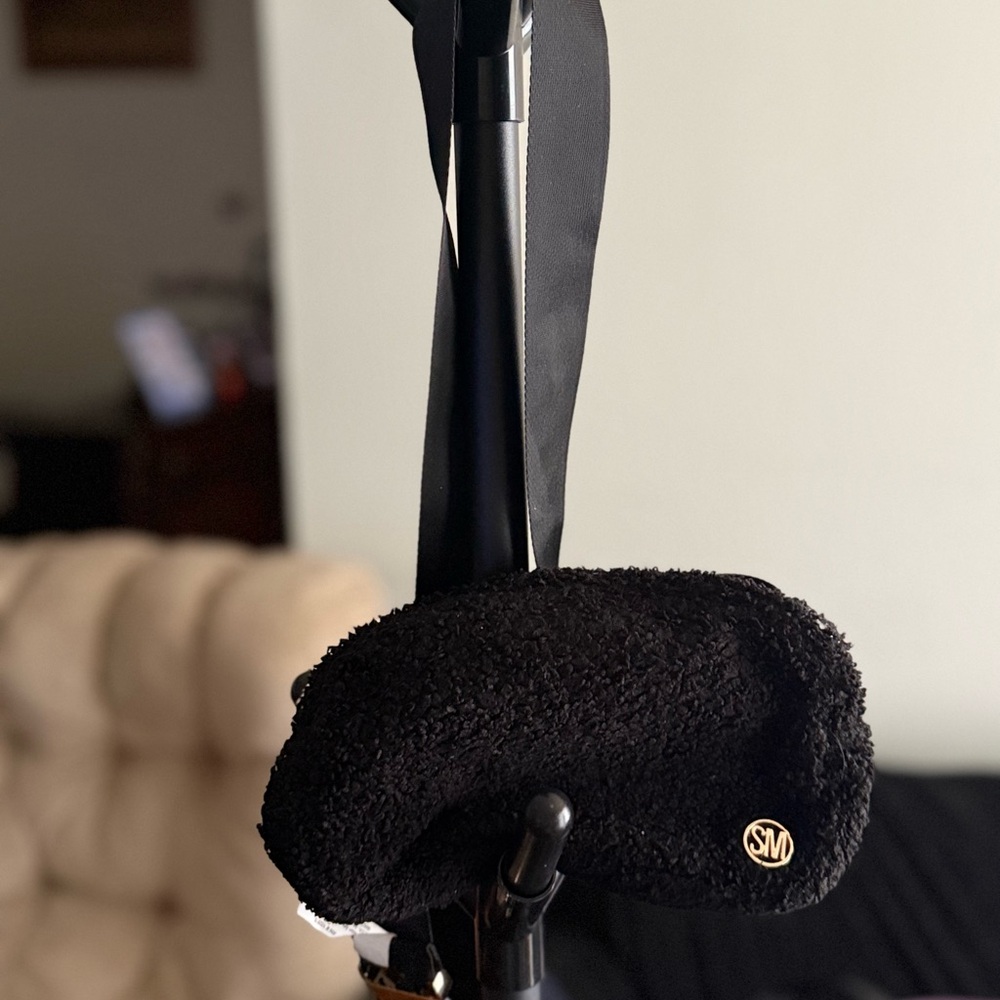 Steven Madden Black Textured Bag